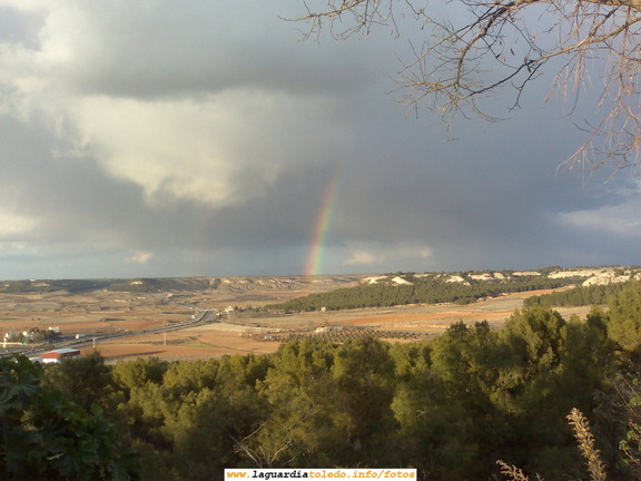 Día de Nochebuena 2007 en el Cerro. El Arco Iris