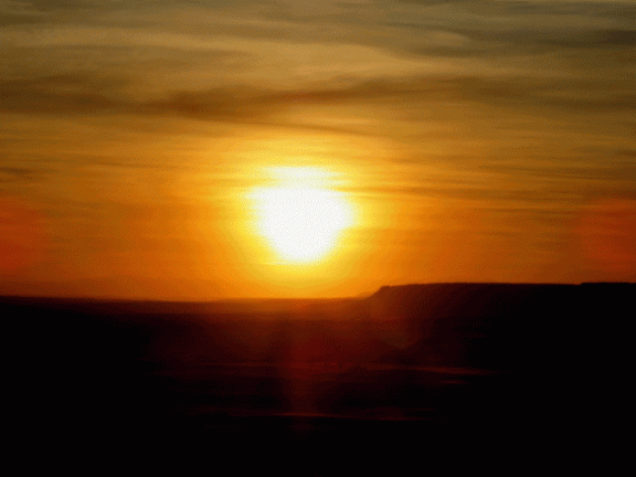 Puesta del sol desde el Paseo del Norte. 19-6-2016