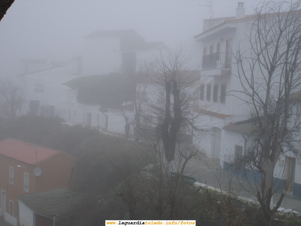 7 de Enero de 2007. Cuesta de la Fuente un día de niebla