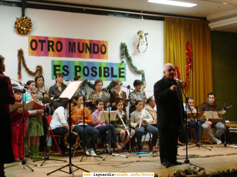 30 de Diciembre de 2006. Festival de Manos Unidas. D. Florencio