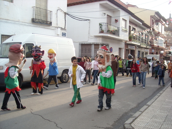 Fiestas castilla la mancha, pasacalles con los tradicionales cabezudos, 30 de mayo de 2008