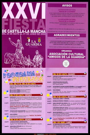 Programa Fiestas Castilla La Mancha 2009