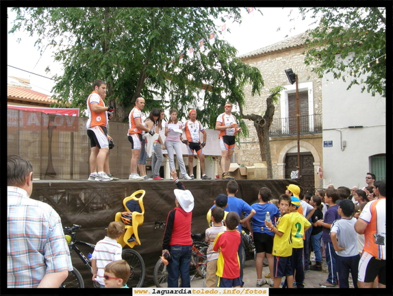 Entrega de premios II Marcha Infantil Mountain Bike 31 de Mayo de 2009.