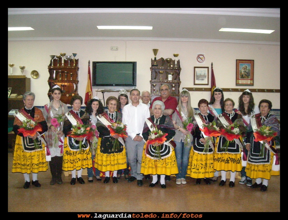 Acto de imposición de bandas a la Reina mayor Manchega y a sus Manchegas de Honor.