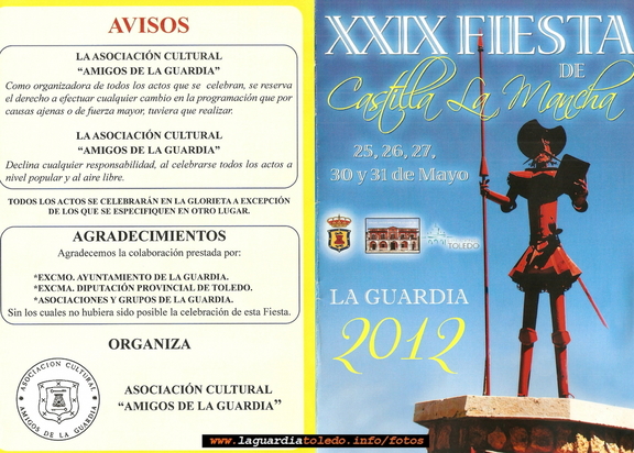 Programa de Fiestas de Castilla la Mancha 2012
