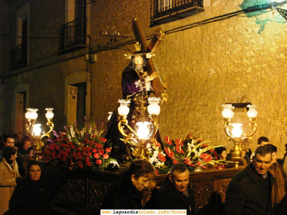 5 de Abril de 2007. Jueves Santo. El Cristo Nazareno (Nuestro Padre Jesús) a su paso por la Glorieta