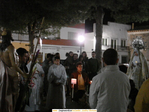 8 de Abril de 2007. 1:30 de la madrugada. Los protagonistas de la procesión del Encuentro