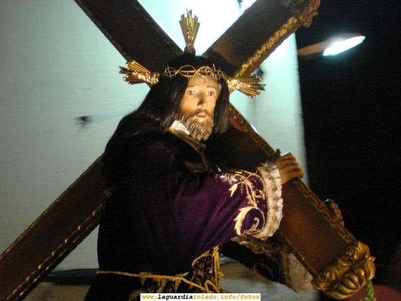 20 de Marzo de 2008. Jueves Santo. Nuestro Padre Jesús a la altura de la Calle Mayor