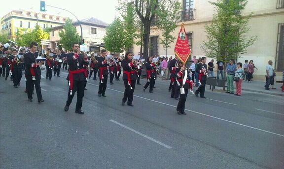 Banda de tambores y cornetas