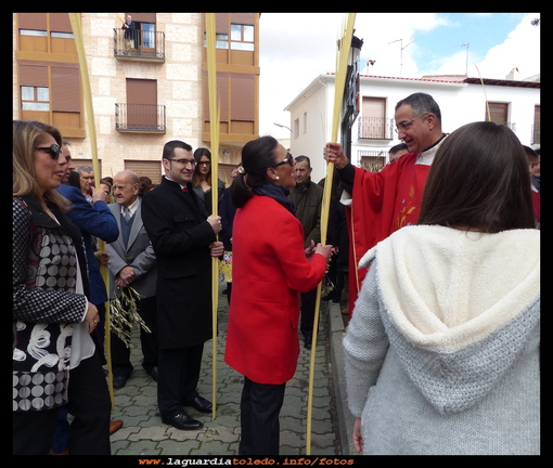 Entrega de palmas