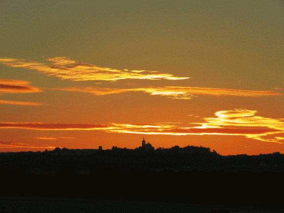 Amanecer desde la Vega el día de los Santos. 1-11-2015