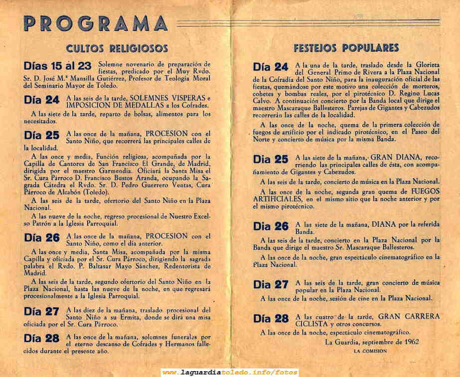 Programa 1962