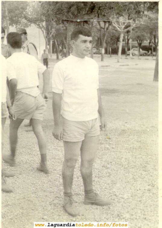 Haciendo deporte en la mili. Años 60