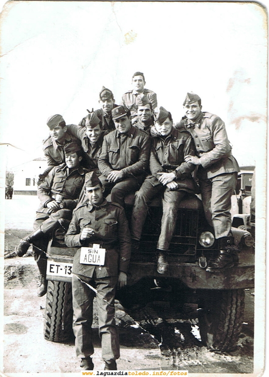 Vicente Santiago, en el Servicio Militar