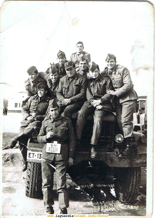 Vicente Santiago, en el Servicio Militar