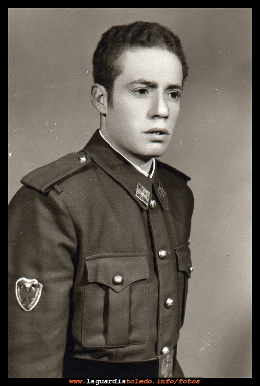 Eugenio Montenegro en la mili (Rafa el miau), 1972
