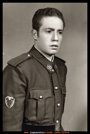 Eugenio Montenegro en la mili (Rafa el miau), 1972