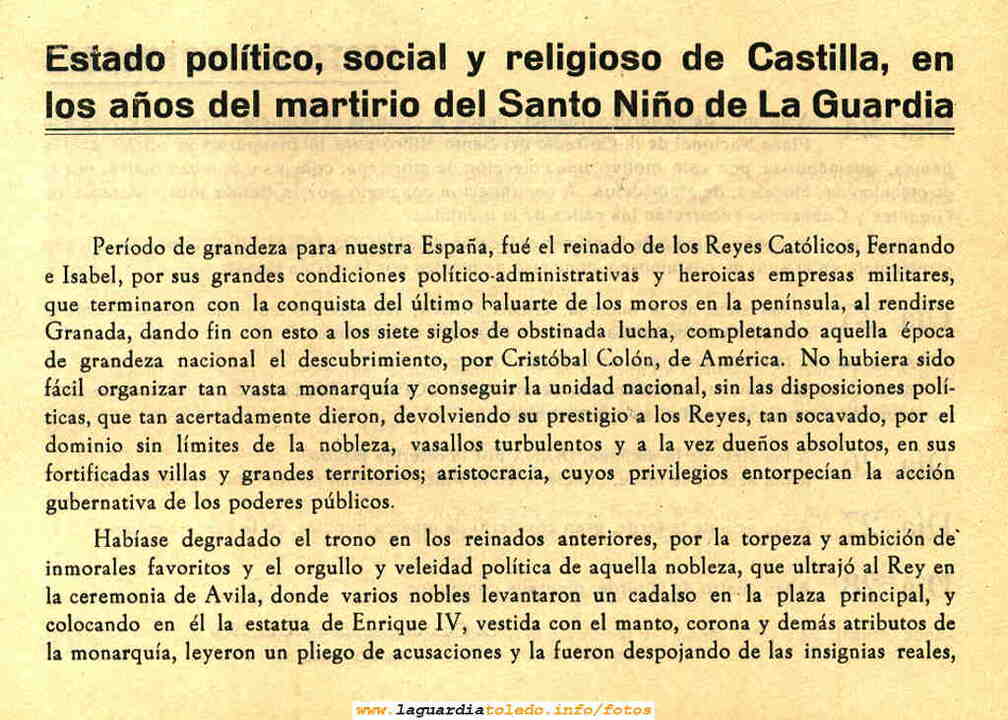 Programa de fiestas de 1965