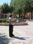 16 de Septiembre de 2006. Petición popular de la Cofradía para el Santo Niño. La típica tira de cohetes.