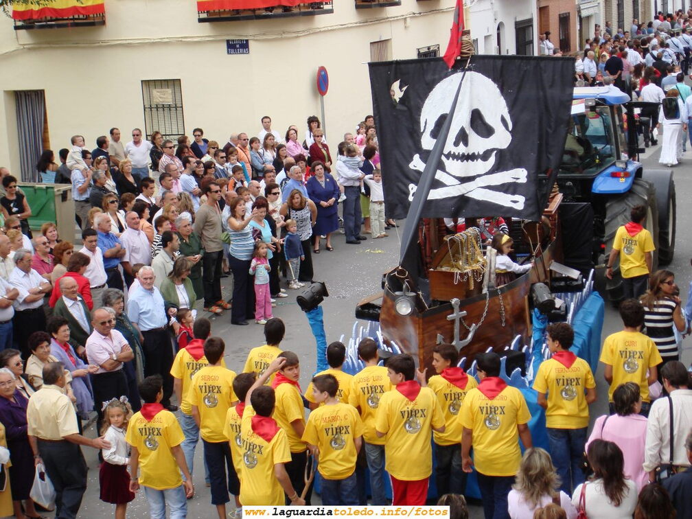 24 de Septiembre de 2006. Carroza de Piratas realizada por "El Club Virus", ganadora del concurso de carrozas