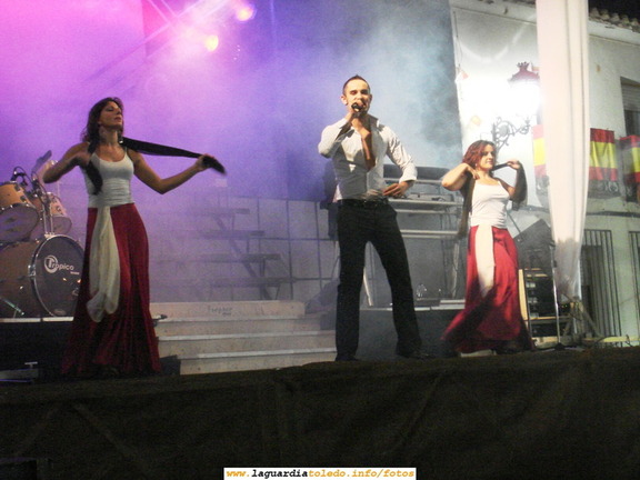 25 de Septiembre de 2006. La Orquesta Trópico Show en la actuación nocturna