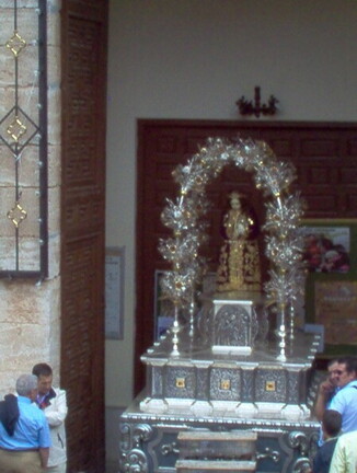 Santo Niño antes de la ofrenda floral el dia 24-9-2006
