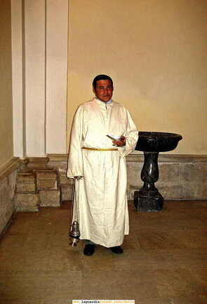 25 de Septiembre 2006, minutos antes de empezar la solemne misa en honor al Santo Niño, Jose Vicente  Alberca