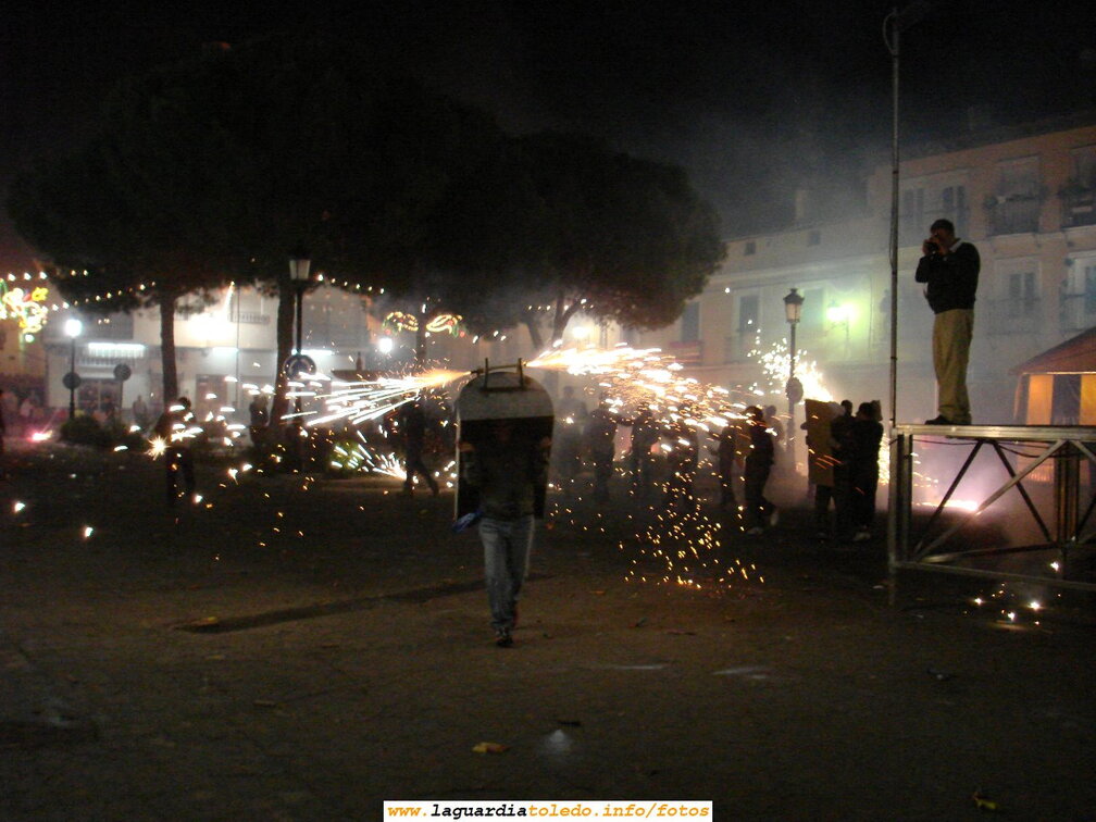 28 de Septiembre de 2006. Instantánea de los toros de fuego