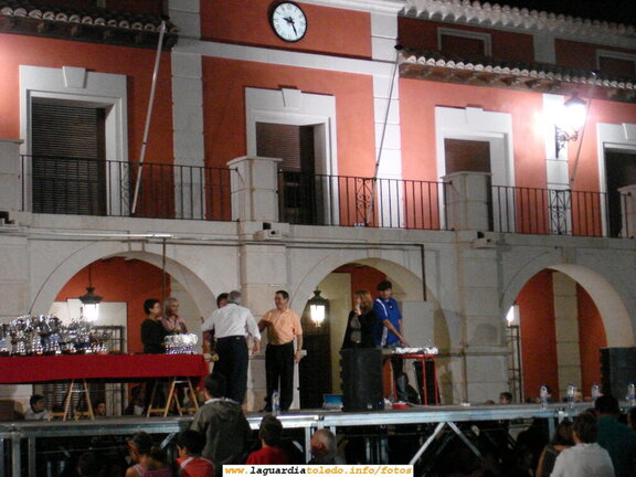 28 de Septiembre de 2006. Entrega de premios del concurso de bailes de salón que organizaba la Peña los Timbales