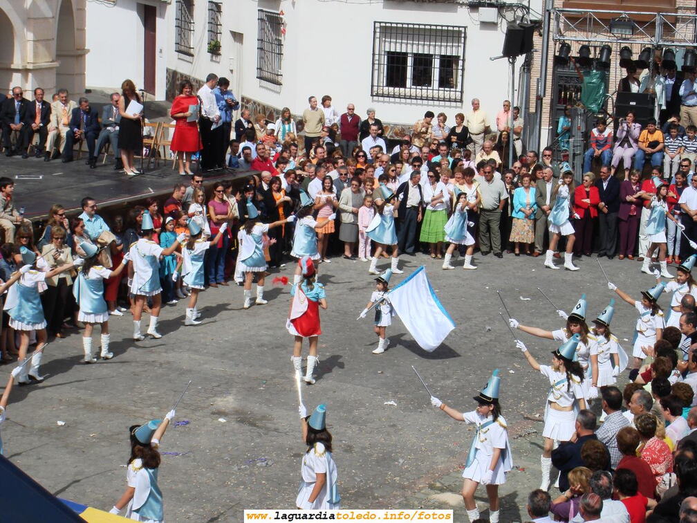 24 de Septiembre de 2006. Banda de Majorettes actuando en la Plaza
