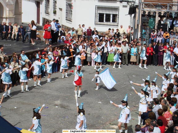 24 de Septiembre de 2006. Banda de Majorettes actuando en la Plaza