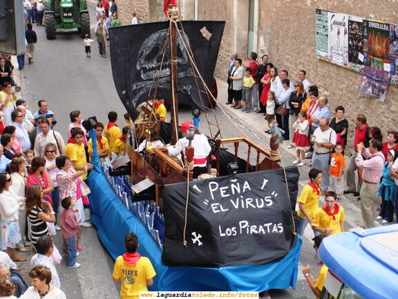 24 de Septiembre de 2006. Carroza de Piratas realizada por "El Club Virus", ganadora del concurso de carrozas