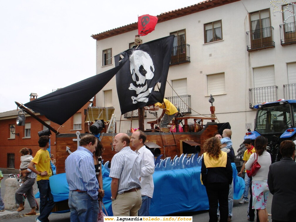 24 de Septiembre de 2006. Carroza de Piratas realizada por "El Club Virus", ganadora del concurso de carrozas