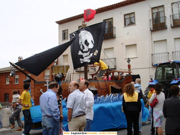24 de Septiembre de 2006. Carroza de Piratas realizada por "El Club Virus", ganadora del concurso de carrozas