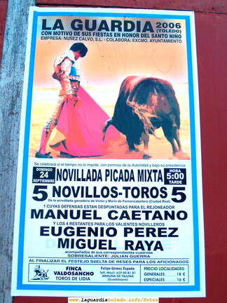 24 de Septiembre de 2006. Corrida de toros en la plaza ambulante