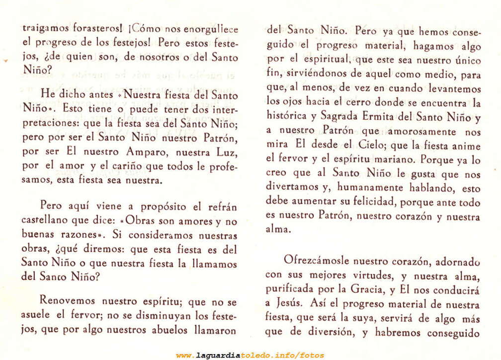 Programa de fiestas 1966