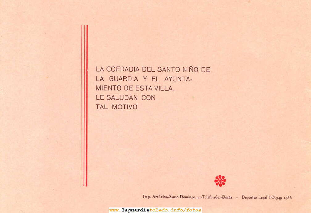 Programa de fiestas 1966