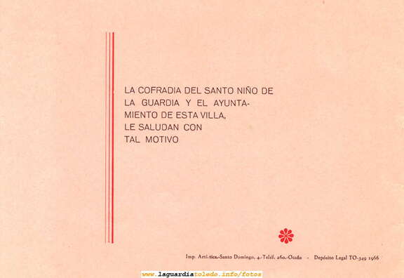 Programa de fiestas 1966