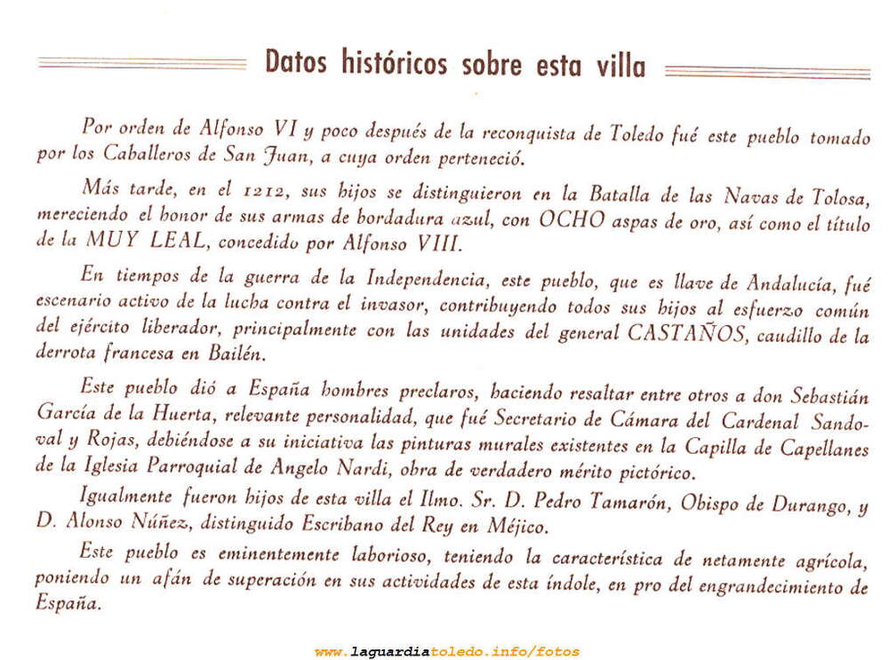 Programa de fiestas 1966