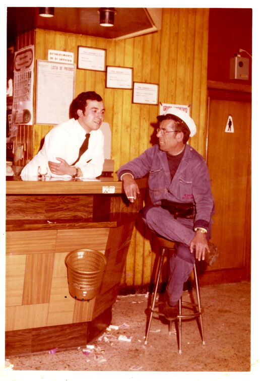 En El Llano. Años 70