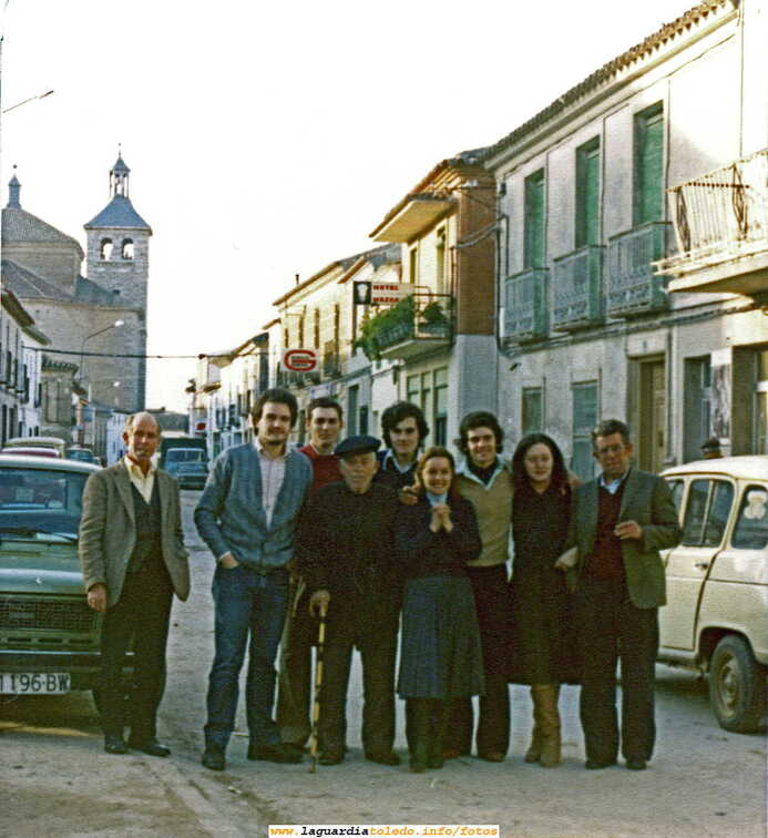 La familia de Angelín y Manola. Años 70