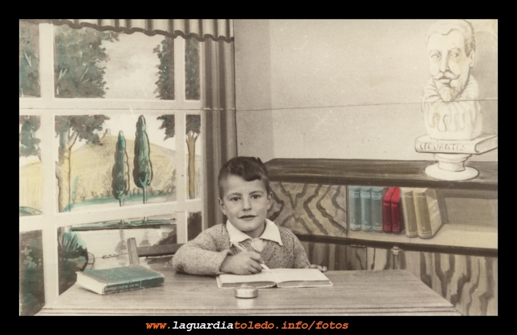Jesús Fernández en la escuela