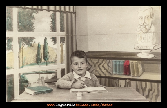 Jesús Fernández en la escuela