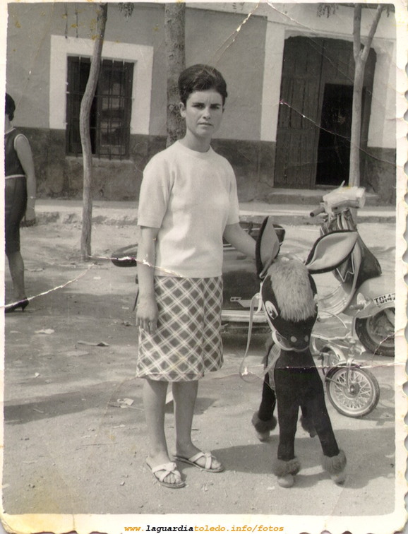 Tomasa Pedraza Fernandez, hija de Pablo "Franches". Años 50