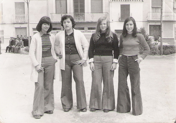las amigas en la glorieta año 73