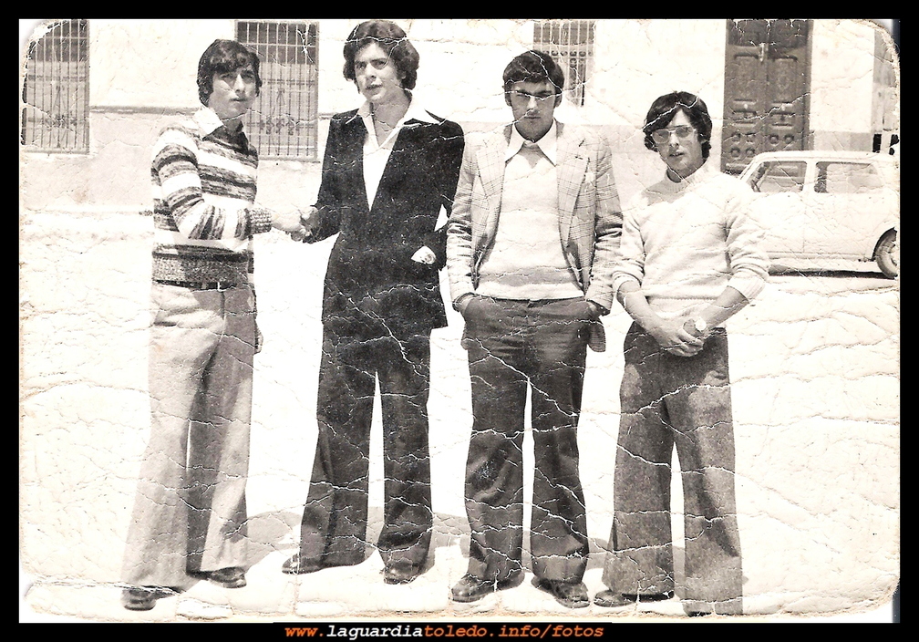 en la plaza
