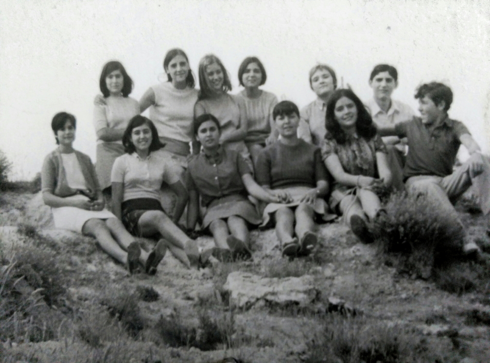 Amigas en el santo niño año 1967