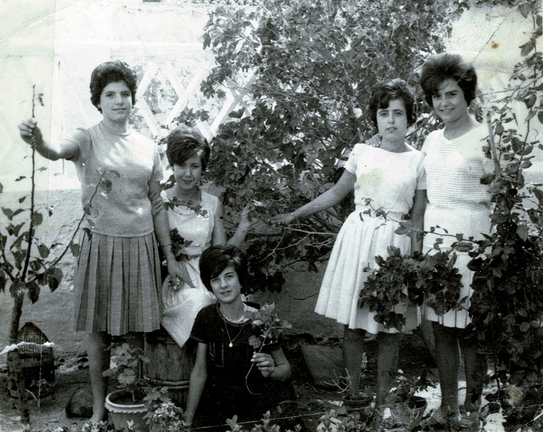 Amigas en el paseo del Norte