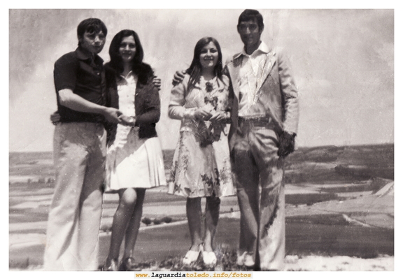 Vitin, Polo ,Sagrario y Julian (verano del 76).
