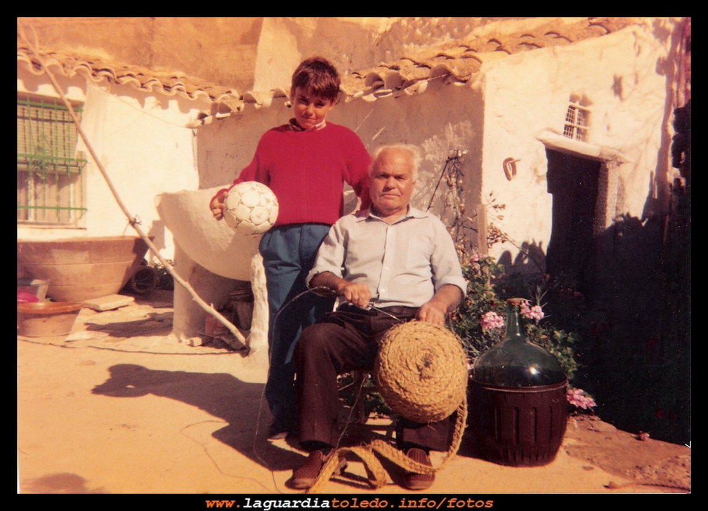 Valentin y su nieto
